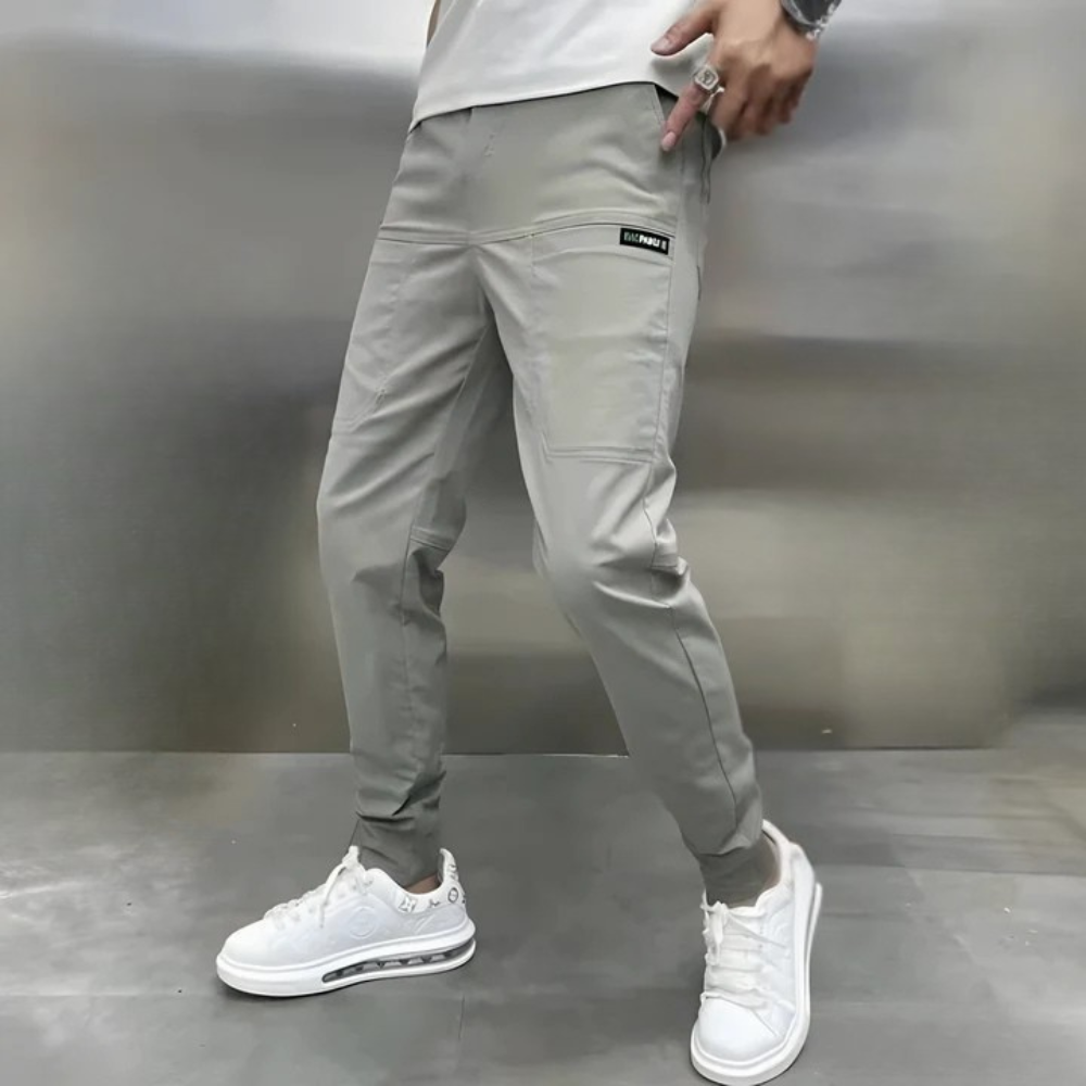 OMARI | PANTALONES CARGO ELÁSTICOS PREMIUM