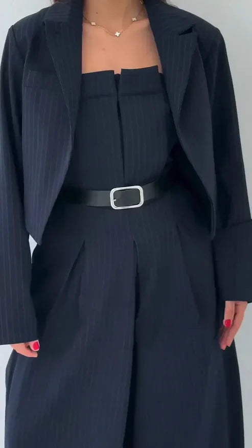 ÉLOISE | CONJUNTO ESTILOSO Y MODERNO DE BUSTIER + CHAQUETA