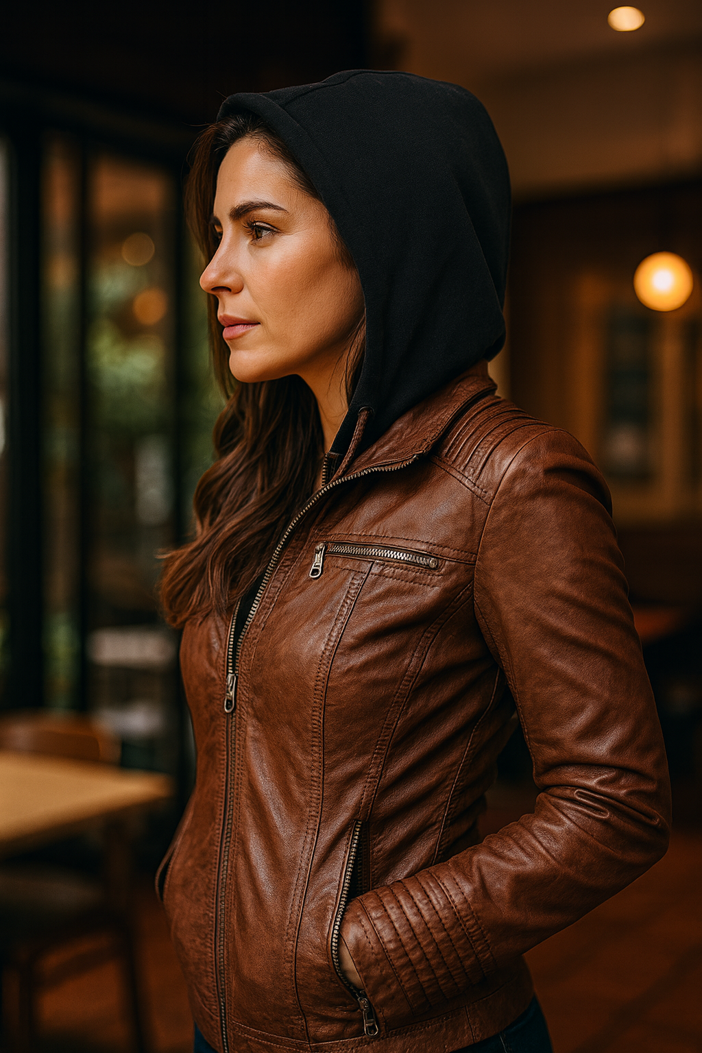 DALINA | CHAQUETA DE CUERO