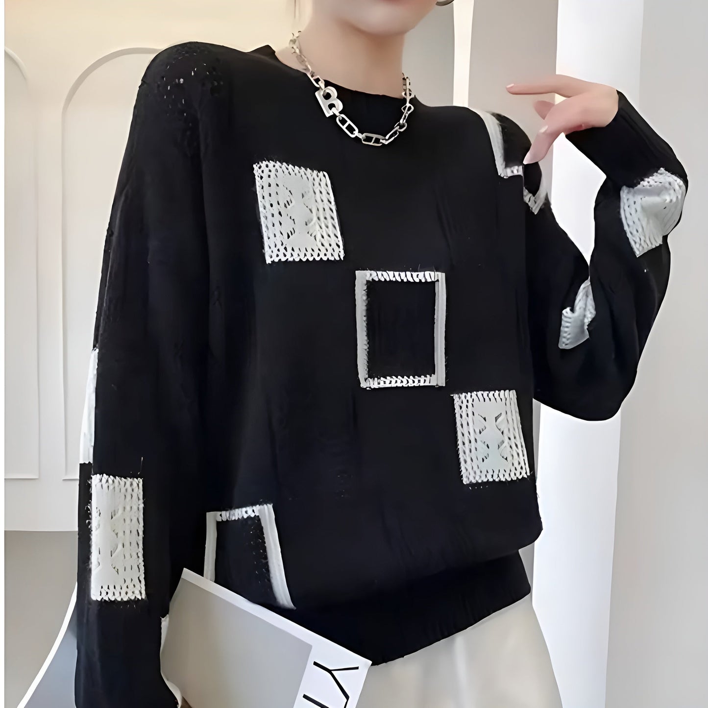 CLARA | BLUSA GEOMETRICA